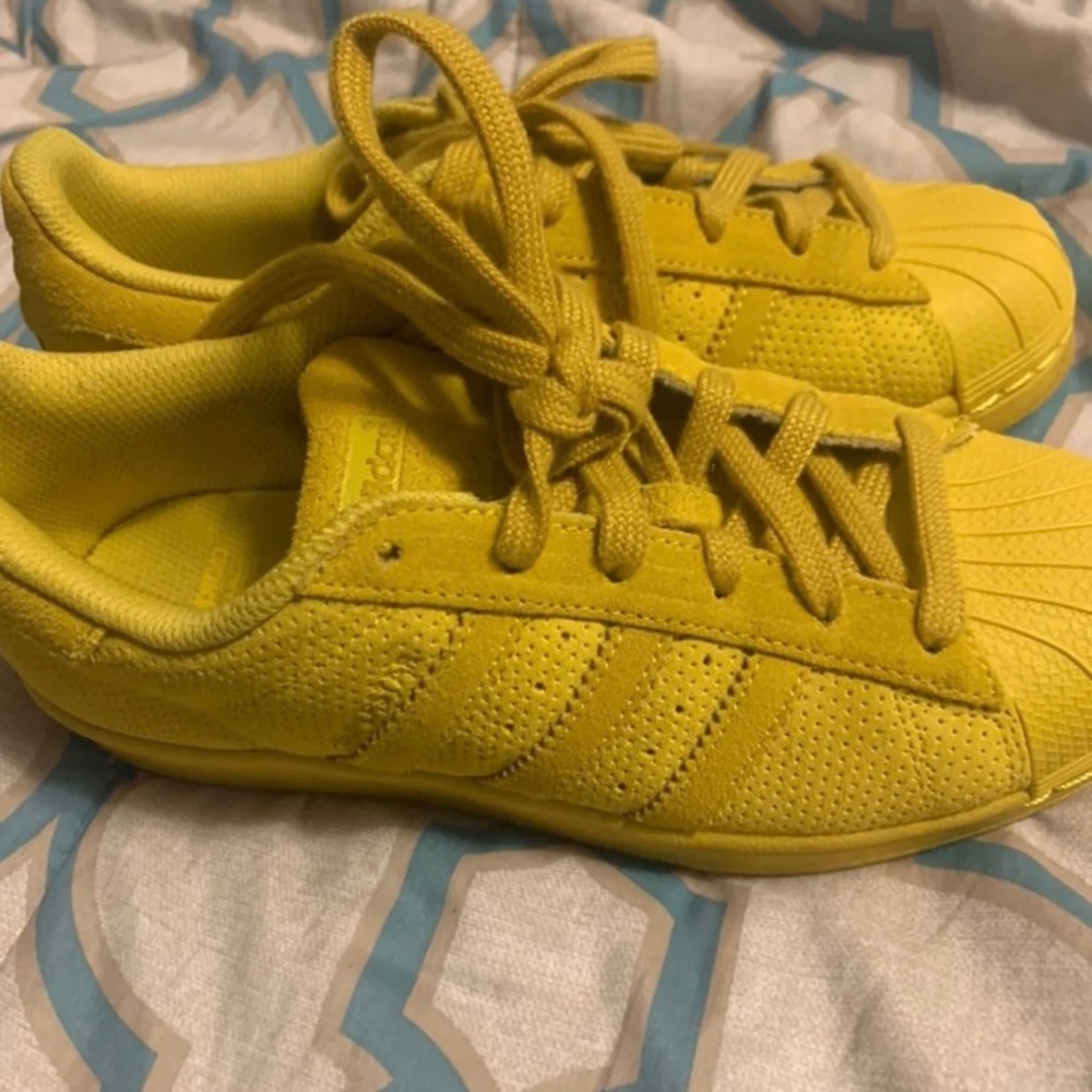 Yellow Adidas Shoes